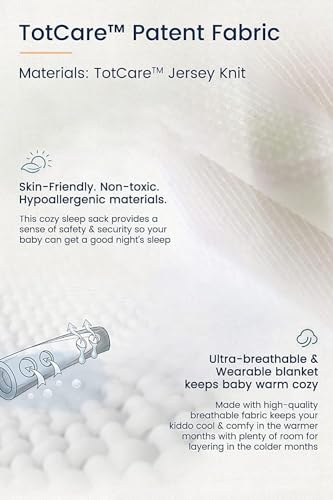 TotAha Toddler Sleep Sack 2T-3T-4T with 2-Way Zippers