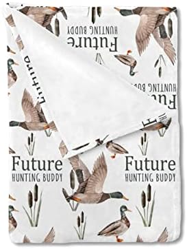 Future Duck Hunting Buddy Baby Blanket 30 x 40 1