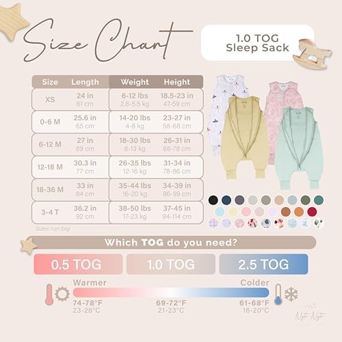 Nyte Nyte Baby 05 TOG Sleeveless Sleep Sack for Baby Toddler