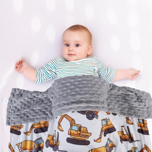 New Born Baby Boy Double Layer Fuzzy Blanket - 30 x 40 Inch