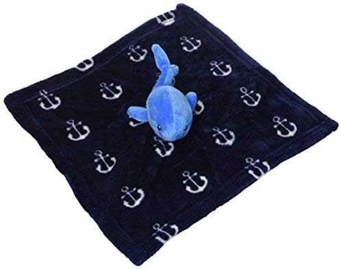 Hudson Baby Unisex Baby Whale Security Blanket One Size