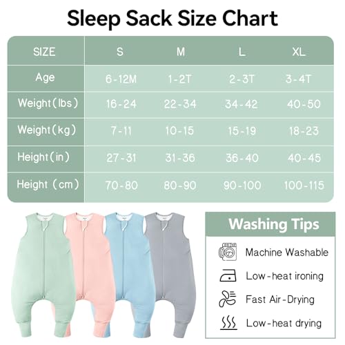 EasyFi Bamboo Rayon Sleep Sack 12-24 Months 10 Tog 1