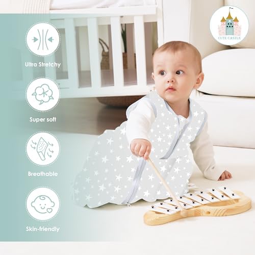 Cute Castle Baby Sleep Sack 6-12 Months 3 Pack