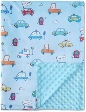 QSTEHEML Soft Double Layer Baby Blanket for Boys Girls