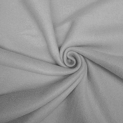 American Baby Company Fleece Blanket with Satin Trim Gray 30x40