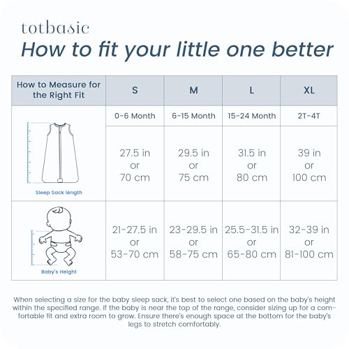 TOTBASIC Midnight Star Sleep Sack 2-Pack for 6-15 Months