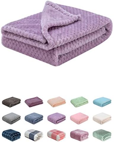 Wonder Miracle Fuzzy Blanket for Baby Soft Cozy Micro Fleece 28x40 Lavender