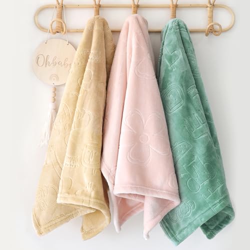 BORITAR 3D Printed Animal Baby Blanket Khaki 30x40 Inch