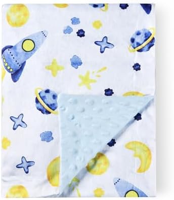 Boyoung Baby Blanket with Double Layer Dotted Backing
