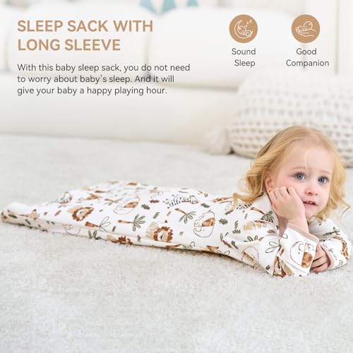 FIEMOL 18-24 Months Baby Sleep Sack with Mittens
