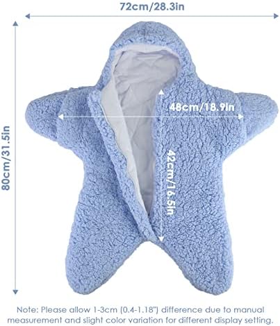 Owlike Baby Wearable Windproof Blanket with Zipper and Hood