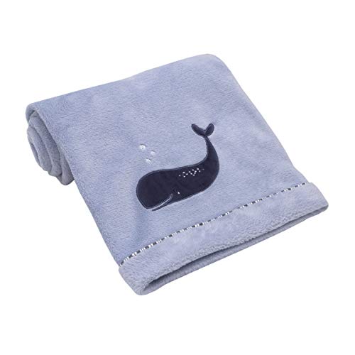 NoJo Seas The Day Blue Whale Baby Blanket