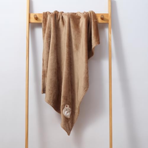 CREVENT 30X40 Fluffy Bear Baby Blanket