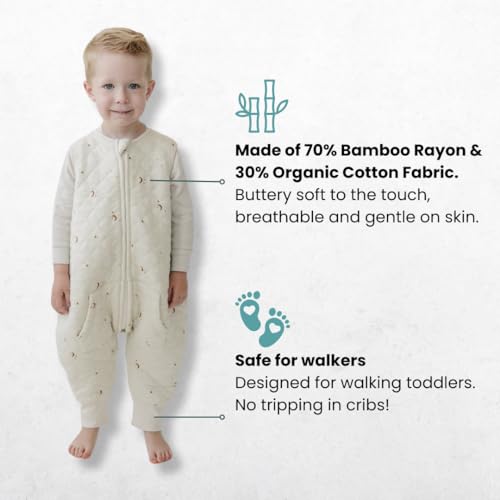 Tealbee Dreamsuit Toddler Sleep Sack with Feet 12-18M 18-24M