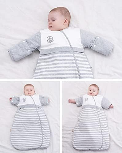 Babyah Kids Wearable Blanket with Detachable Sleeves 1
