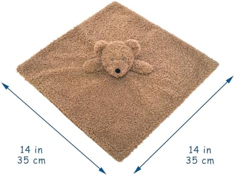 Doindute Baby Dark Brown Teddy Bear Security Blanket