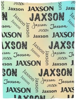 Personalized Baby Blanket With Name for Boy Girl