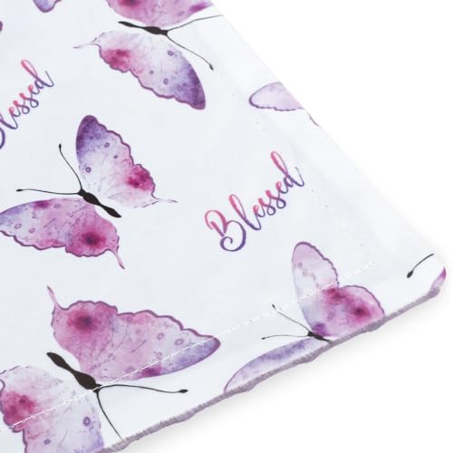 BORITAR Baby Blanket for Girls Plush Minky 30x40 Inch