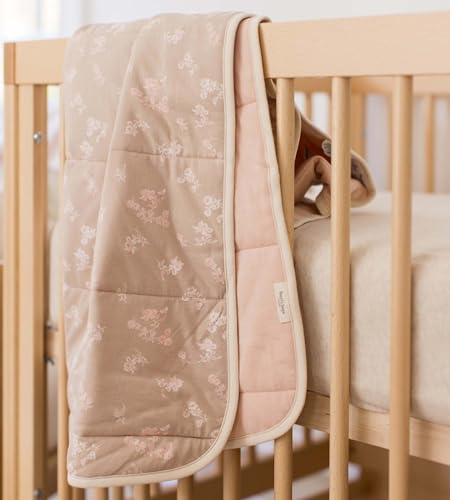 Burts Bees Baby Reversible Blanket - Organic Cotton