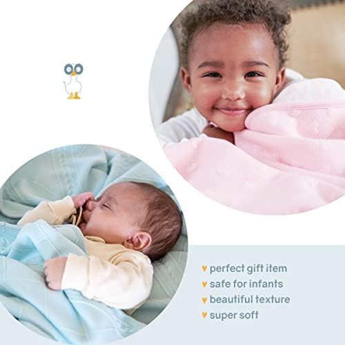 GooseWaddle Luxury Knit Baby Blanket 30x40 Lavender