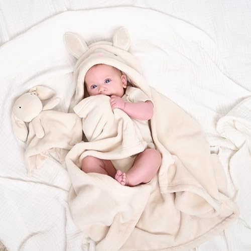 Gerber Baby Hooded Wearable Blanket Set Retro Floral One Size