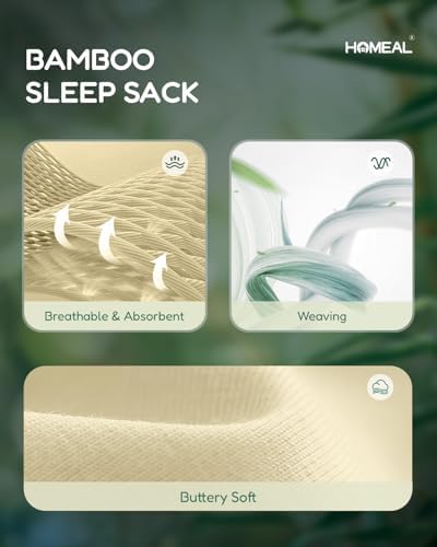 HOMEAL Toddler Sleep Sack with Feet 12M-7T 1