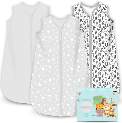 Cute Castle Baby Sleep Sack 6-12 Months 3 Pack