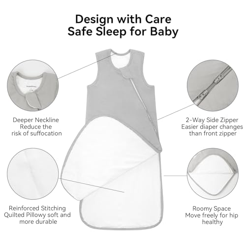 BubblePanda Bamboo Rayon Sleep Sack 12-18 Months 25 Tog 1