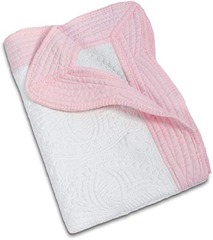 MONOBLANKS Baby Quilt Personalized Monogram Throw Blanket Four Seasons