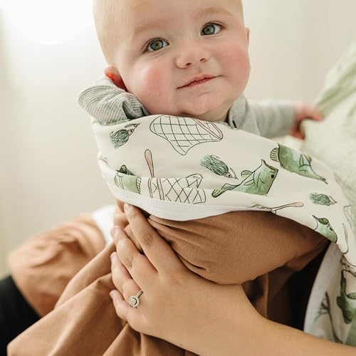 Pobi Baby Premium Stretchy Quilt - Gone Fishing