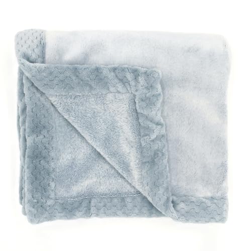 aden anais Plush Blanket - Sea Blue