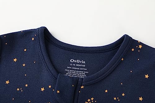 Owlivia 05tog Organic Cotton Wearable Blanket - Sleep Sack for 12-18 Months