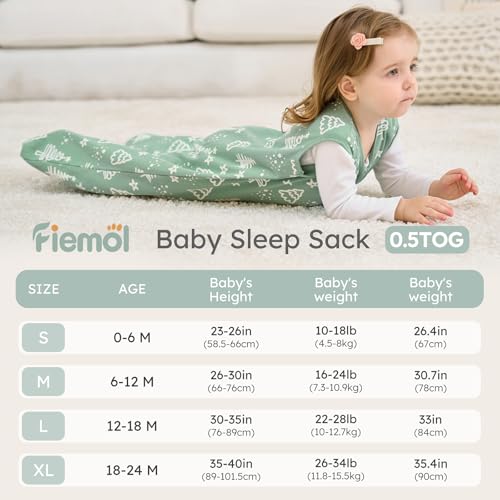 FIEMOL Baby Sleep Sack 12-18 Months 3 Pack 1