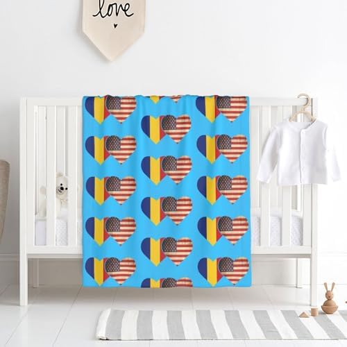 CUTEDWARF Cute Flannel Baby Blanket 30x40 Inches