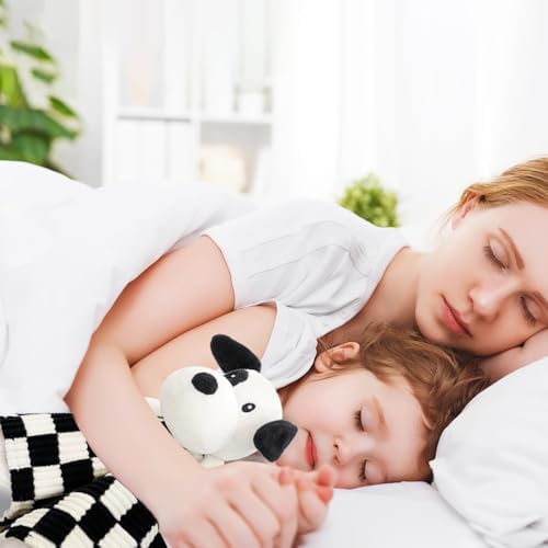 BEILIMU 14 Inch Baby Security Blanket with Minky Dot Fabric