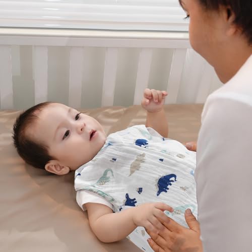 Davids Kids Dinosaur Muslin Sleep Sack 6-12 Months 2 Pack 1