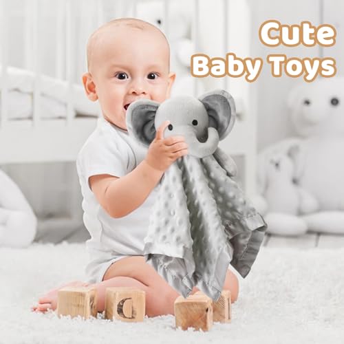 Pro Goleem Elephant Lovey Baby Blanket 16 Inch 1
