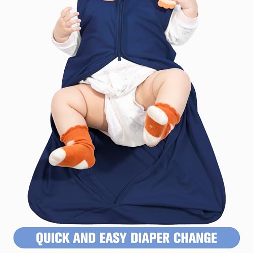 Baby Sleep Sack 0-6 Months 100 Rayon Cotton 2-Way Zipper