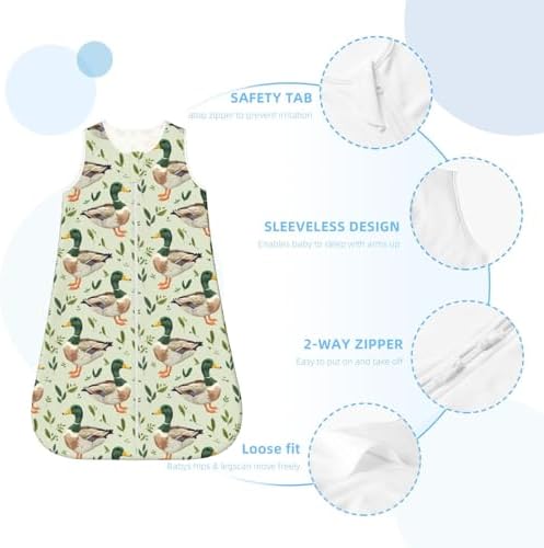 Muishi Baby Wearable Blanket Snails Butterflies Sleeping Bag