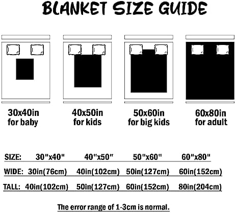 Personalized Baby Blanket with Name for Girls Boys