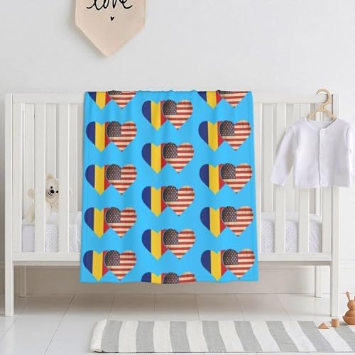 CUTEDWARF Cute Flannel Baby Blanket 30x40 Inches