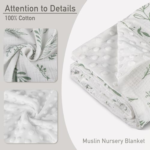 GLLQUEN BABY Double Layer Blankets for Newborns and Toddlers