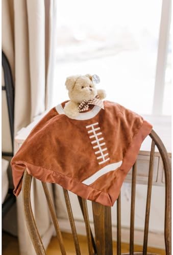 Bearington Collection Football Lovey Snuggler Blanket