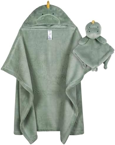 Gerber Dino Time Hooded Wearable Blanket Set One Size