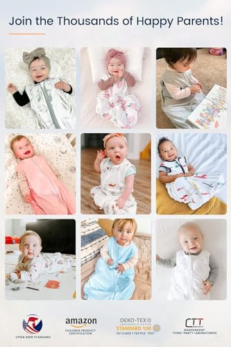TotAha Toddler Sleep Sack 2T-3T-4T with 2-Way Zippers