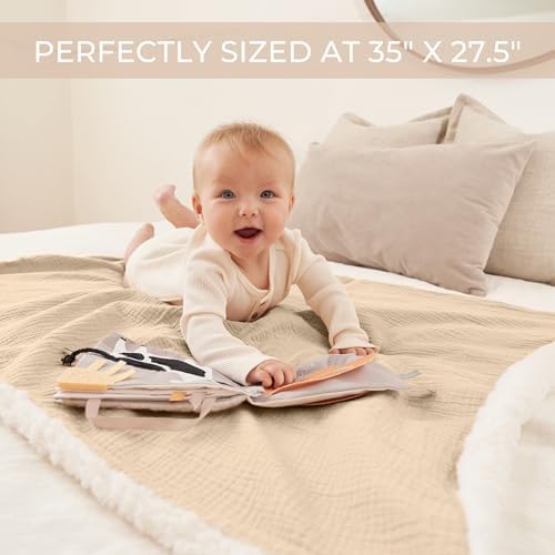 ZICOTO Soft Muslin Cotton Baby Blanket