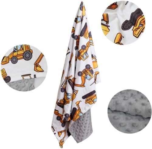 New Born Baby Boy Double Layer Fuzzy Blanket - 30 x 40 Inch