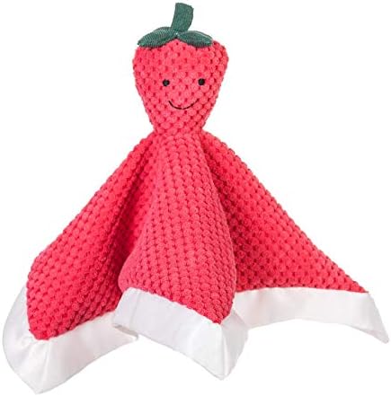 Apricot Lamb Strawberry Security Blanket Baby Lovey