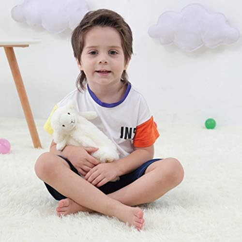 Apricot Lamb 14 Inch White Lamb Security Blanket