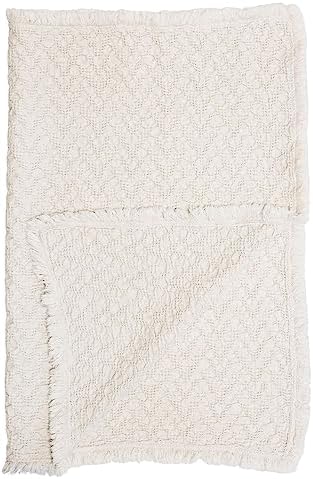 Crane Baby Oatmeal Boho Knit Blanket 30x40